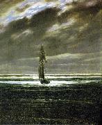 Seestuck bei Mondschein Caspar David Friedrich
